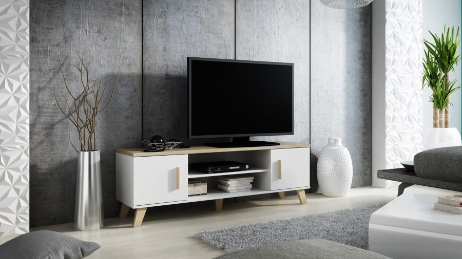 Cama RTV LOTTA 160 2D2K TV stativ & underholdningscenter 2 hylder #3