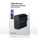 Qoltec 52379 Super hurtig PD oplader | 1xUSB-C | 65W | 5-20V | 3-3,25A | Sort #8