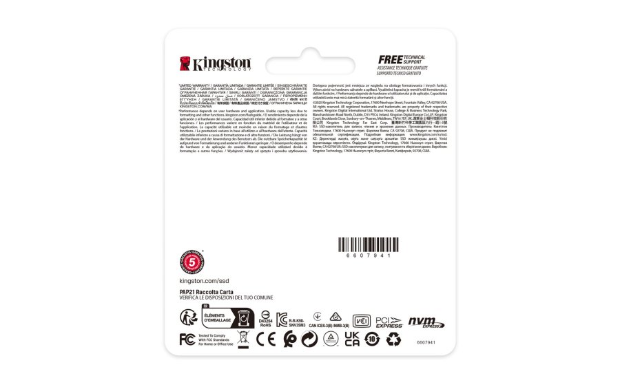 Kingston Technology 2000G NV3 M.2 2230 NVMe SSD #4