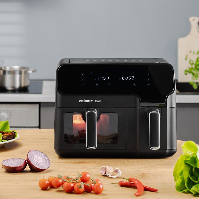 Zelmer ZAF9000 Air Fryer 5,5 l + 3,5 l 2700 W sort #9