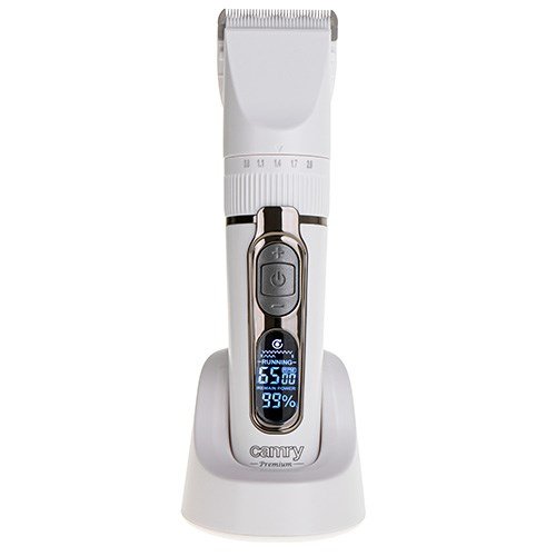 Camry | Hair Clipper with LCD Display | CR 2841 | Cordless | Number of length steps 6 | White/Brown #4
