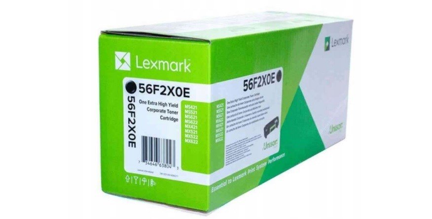 Lexmark 56F2X0E tonerpatron 1 stk Original Sort #1