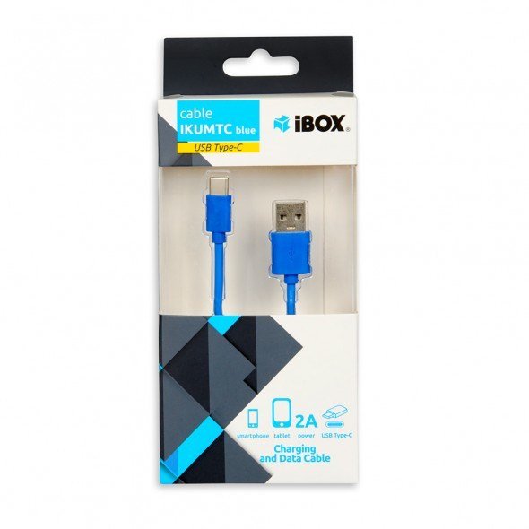 iBox IKUMTCB USB-kabel 1 m USB 2.0 USB A USB C Bl #3
