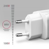 Axagon ACU-DPQ65W oplader til mobil enhed Mobiltelefon, Netbook, Laptop, Smartphone, SmartWatch, Tablet, Universel Hvid Vekselstrm Hurtig opladning Indendrs #4