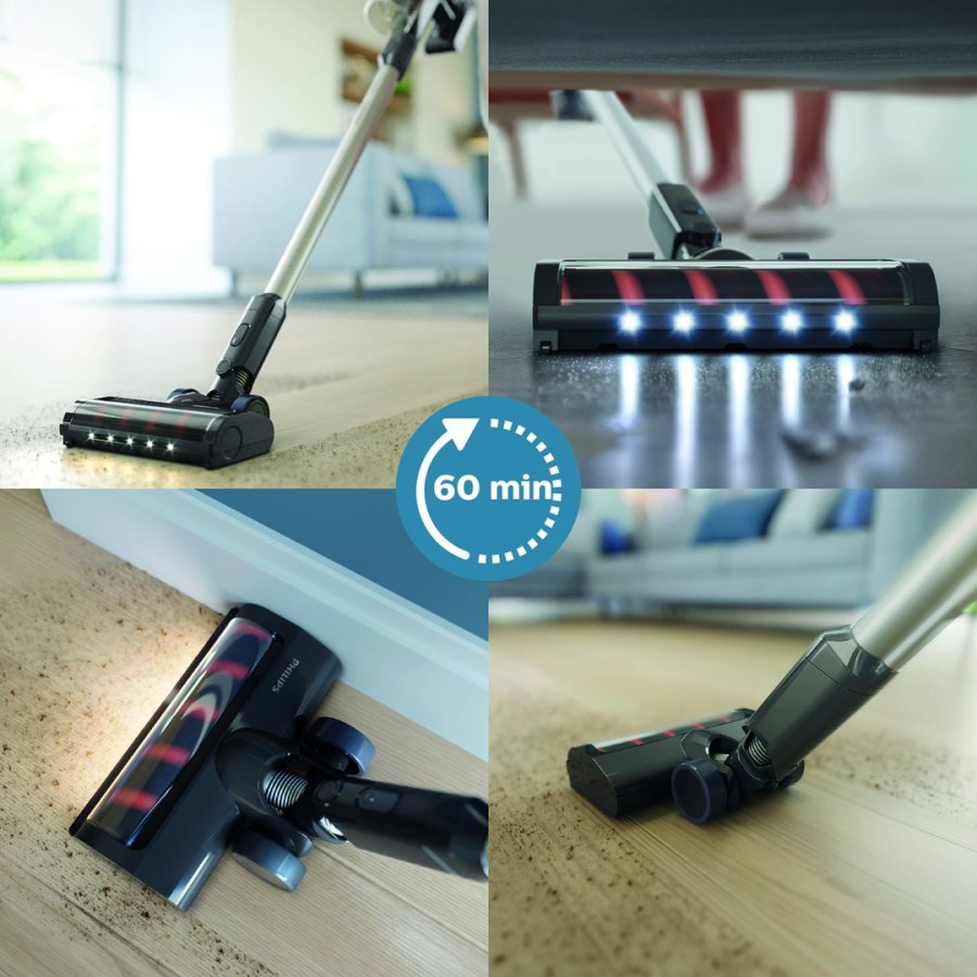 Philips 3000 series XC3032/01 stav st�vsuger & elektrisk kost Stick vakuum Batteri Dry Posel�s Bl� #6