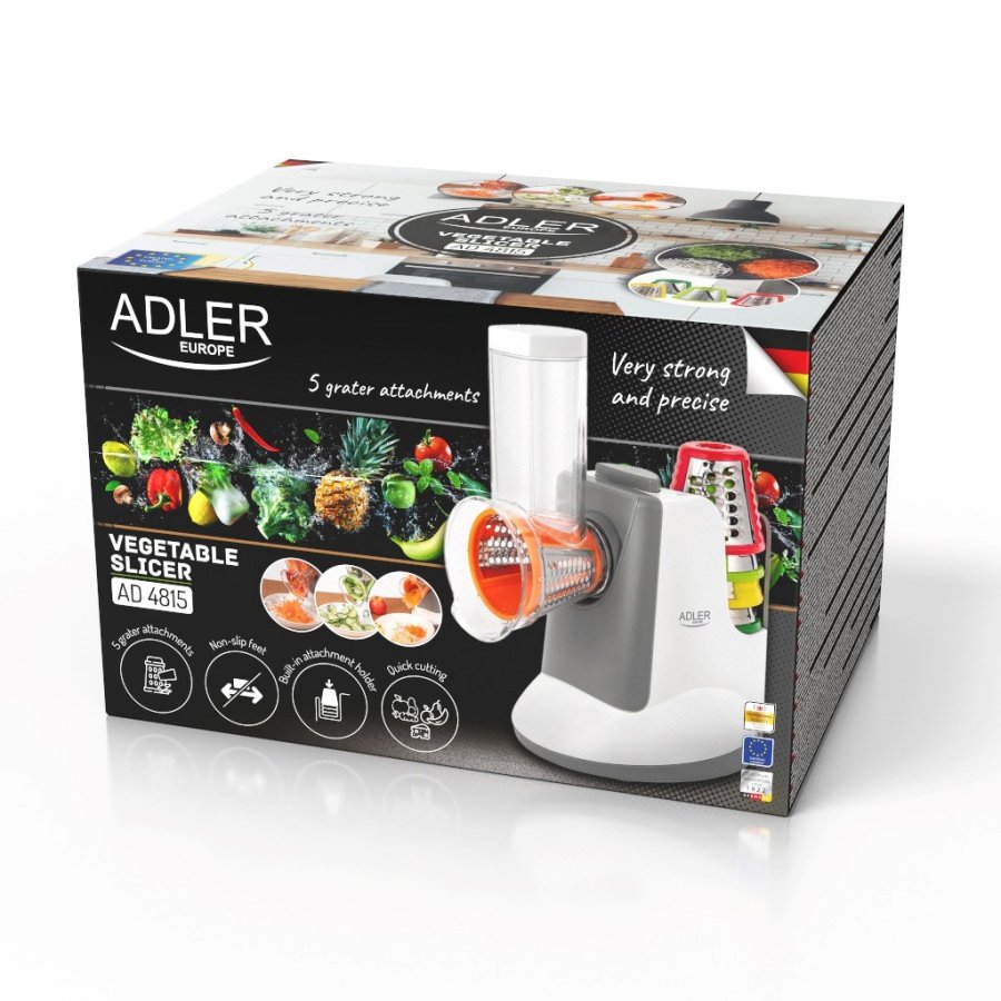 Adler | Vegetable Slicer | AD 4815 | White/Grey | 150 W #10