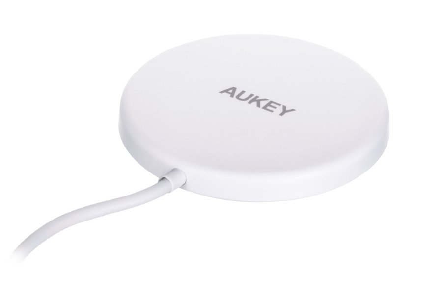 AUEKY Aircore Magnetic LC-A1 Trdls magnetisk oplader QI USB-C 15W Hvid #2
