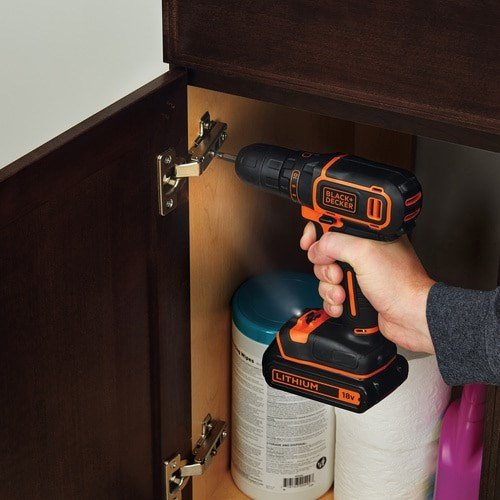 18V bore-/skruemaskine CDC18BAFC-QW BLACK+DECKER #5