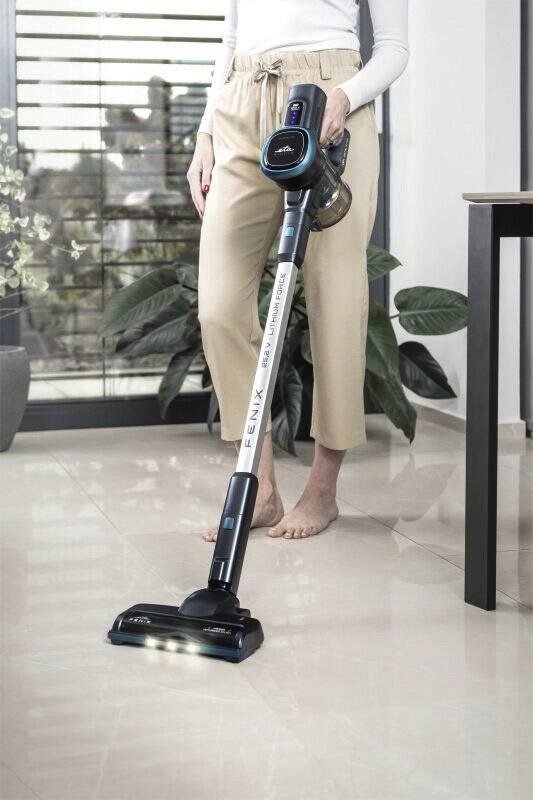 Eta Fenix 2-i-1 stangst�vsuger Batteri Dry HEPA Posel�s 0,6 L Bl�, Gr� #6