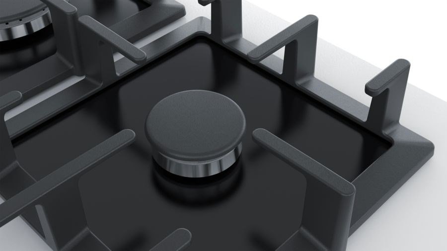 Bosch Serie 6 Gas cooktop PPP6A2M90 4 fields white color Hvid Indbygget 60 cm Gaskomfur 4 zone(s) #2