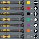 Wera 1578 A/6 ESD Electrician screwdriver set + Rack #9