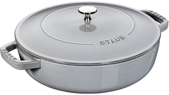 STAUB 28 cm dyb stegepande med lg 40511-470-0 #1