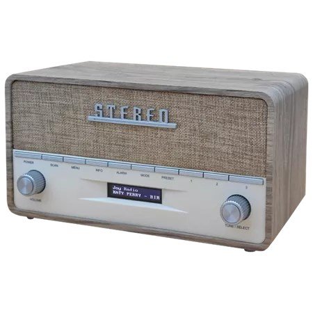 Denver DAB-36LW Brbar Digital Brun, Hvid #3