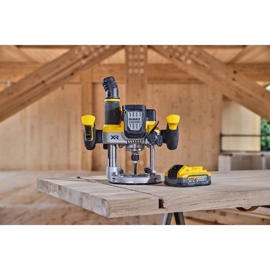 DeWALT DCW620H2-QW router og overfrser Sort, Gul 23000 rpm #40