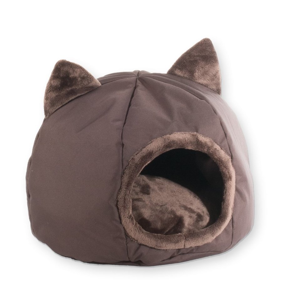 GO GIFT kennel katteseng - brun - 40x40x34 cm #1