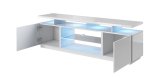 RTV-kabinet EVA 180x40x56 hvid/hvid blank #2