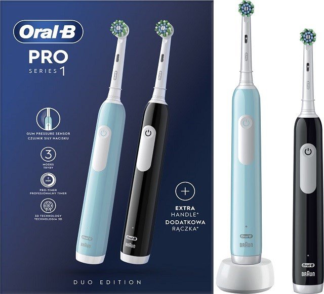 Oral-B PRO1 Duo Pack elektrisk tandbrste #1