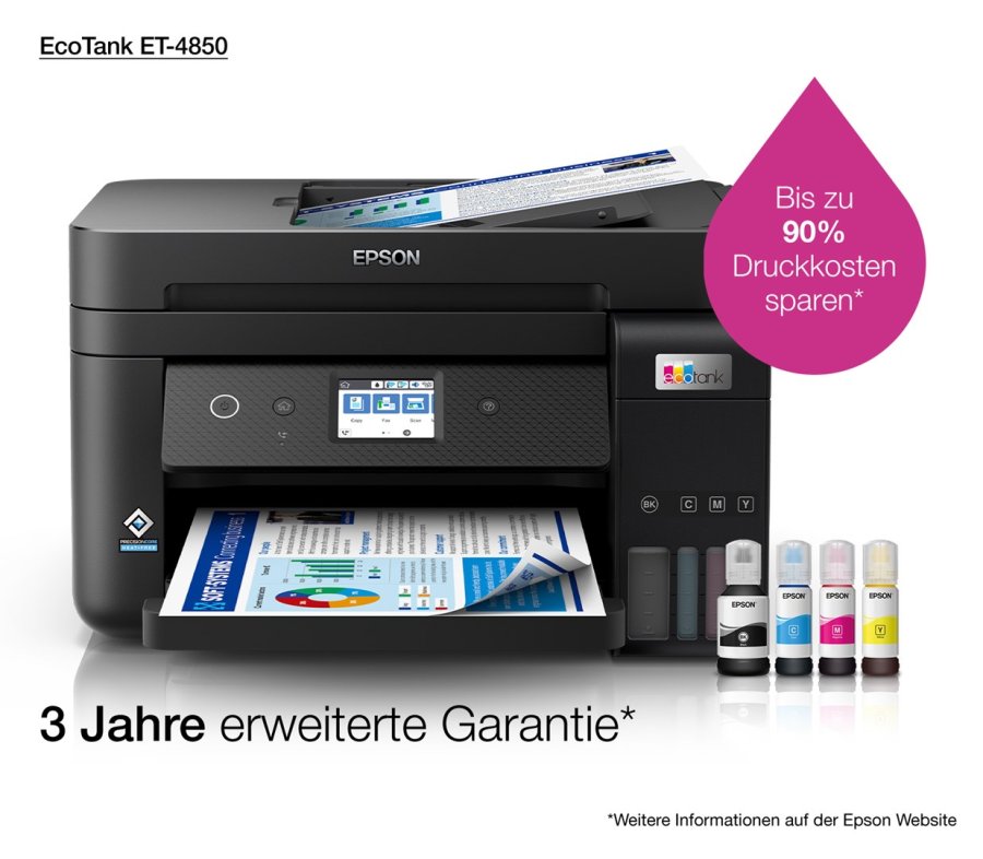 Epson EcoTank ET-4850 Inkjet A4 4800 x 1200 dpi 33 sider pr. minut Wi-Fi #23