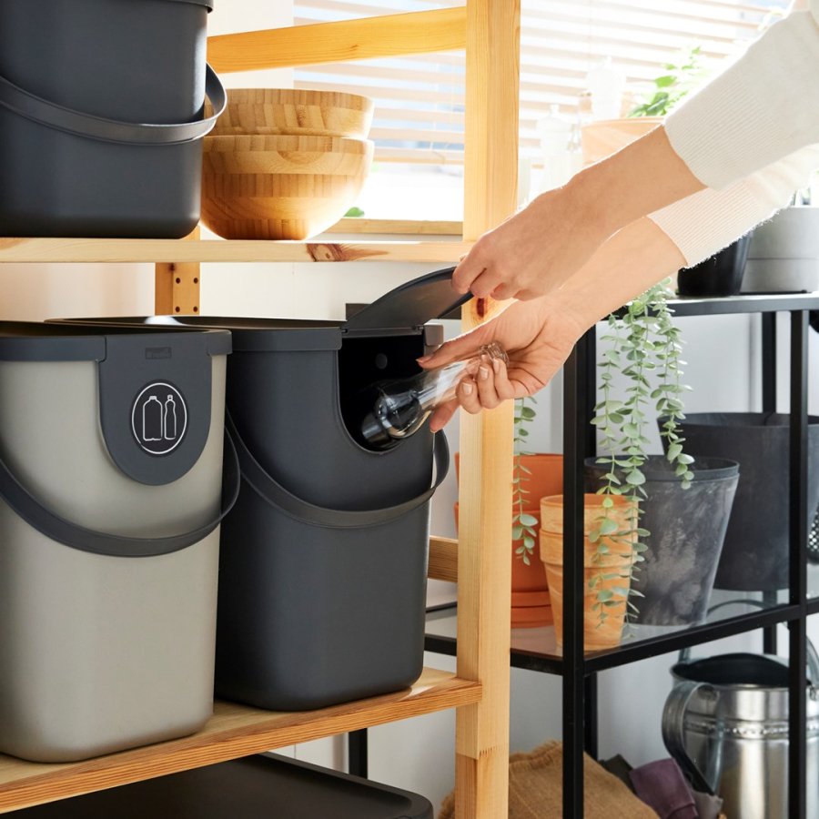 ROTHO Albula Cappuccino - beholder til affaldssortering - 25l #3