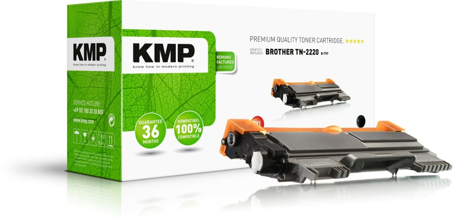 KMP 1257,5000 tonerpatron 1 stk Kompatibel Sort #1