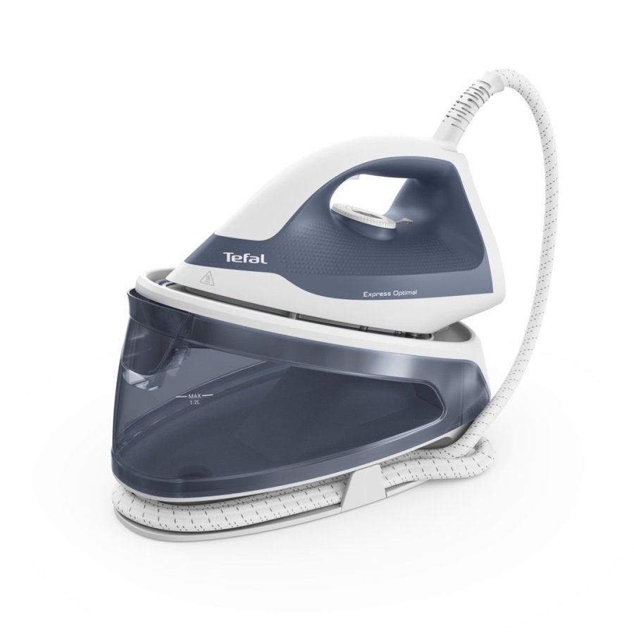 Tefal Express Optimal SV4110 2200 W 1,2 L Keramisk Express Glide Bl�, Hvid #1