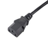 Akyga AK-PC-05 Sort 5 m CEE7/7 IEC C13 #5