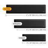 Glorious Gaming GLO-KB-ACC-WR-CLTH-100-BLK tilbehr til tastatur Keyboard palm rest #4