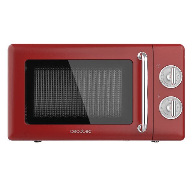 Cecotec 01710 mikrob�lgeovn R�d, Rustfrit st�l Grill mikroovn Bordplade 20 L 700 W #1