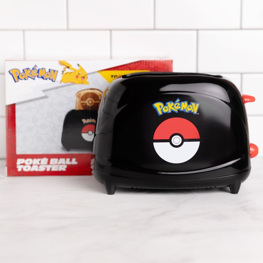 Mad Monkey Pok�mon - Toaster 2 skive(r) Sort, R�d, Hvid #10