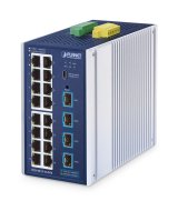PLANET IGS-4215-16T4X netv�rksswitch Administreret L2/L4 Gigabit Ethernet (10/100/1000) Aluminium, Bl� #1