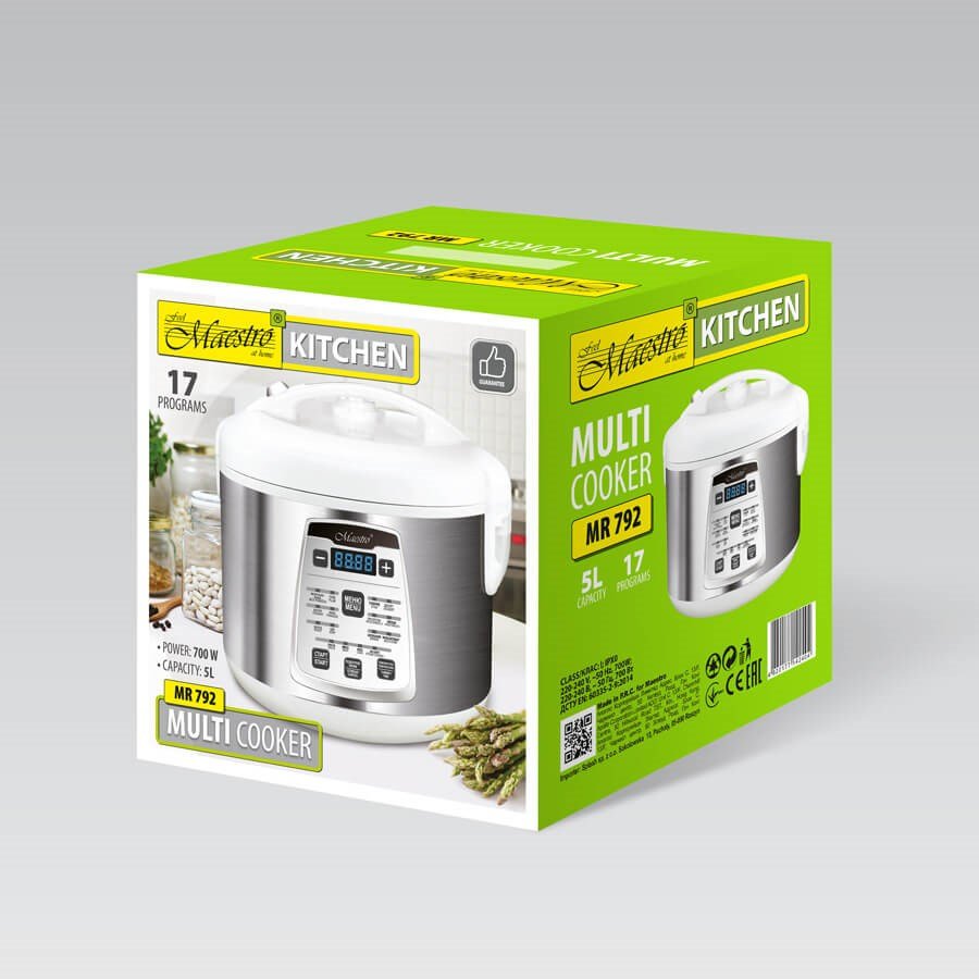 MULTICOOKER MAESTRO MR-792 17 programmer, 700 W #3