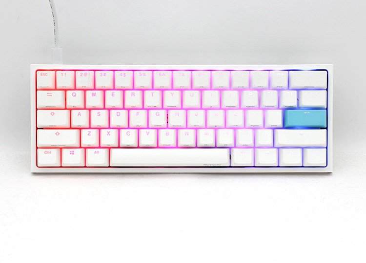 Ducky DKON2061ST tastatur Spil USB QWERTZ Tysk Hvid #3