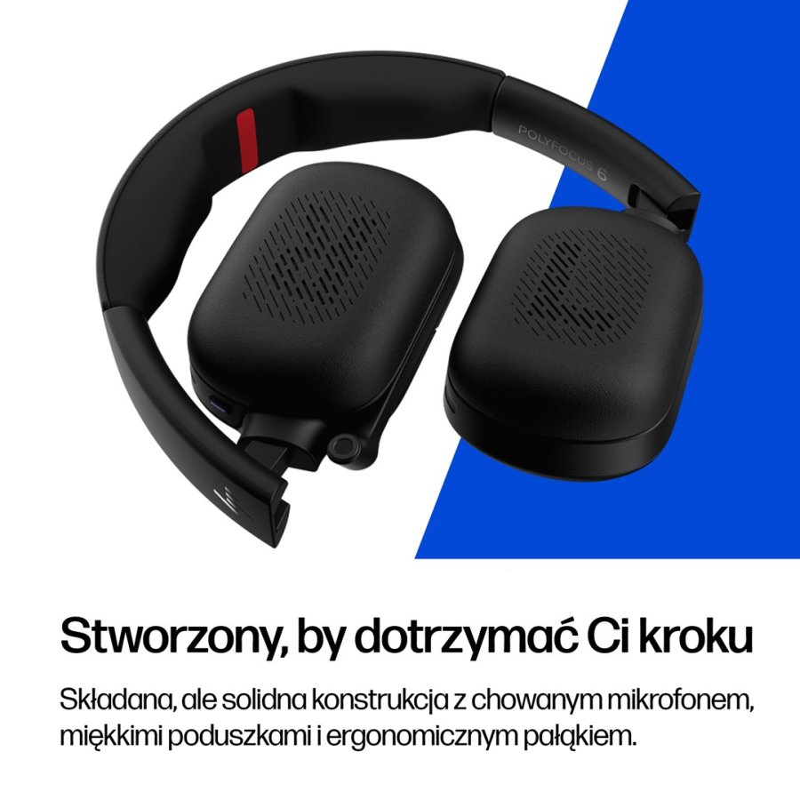 HP Poly Focus 625 Fold Stereo Bluetooth Headset #8