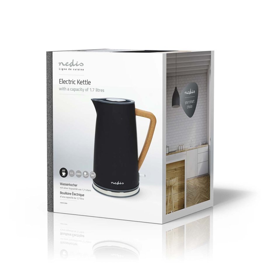 Elkedel | 1.7 l | Soft-Touch | Sort | Drejelig 360 grader | Skjult varmeelement | Strix-controller | Beskyttelse mod kogetrring #10