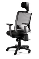Ergonomisk kontorstol SAGA PLUS sort #3