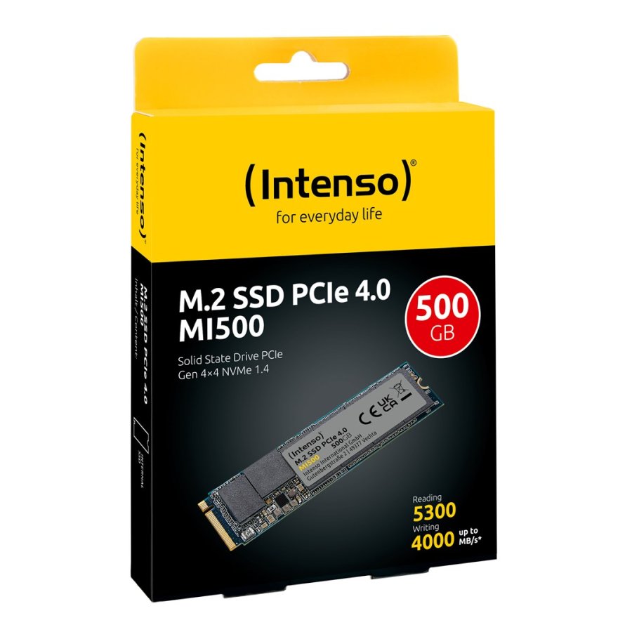 Intenso 3836450 intern solid state drev 500 GB M.2 PCI Express 4.0 NVMe #5