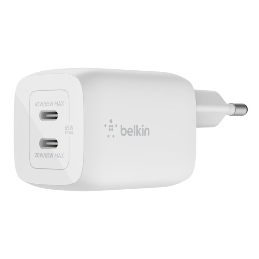 Oplader Belkin WCH013vfWH Hvid #1