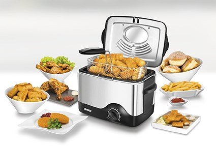 Unold 58615 frituregryde Enkelt Enkeltstende 1200 W Sort, Rustfrit stl #6
