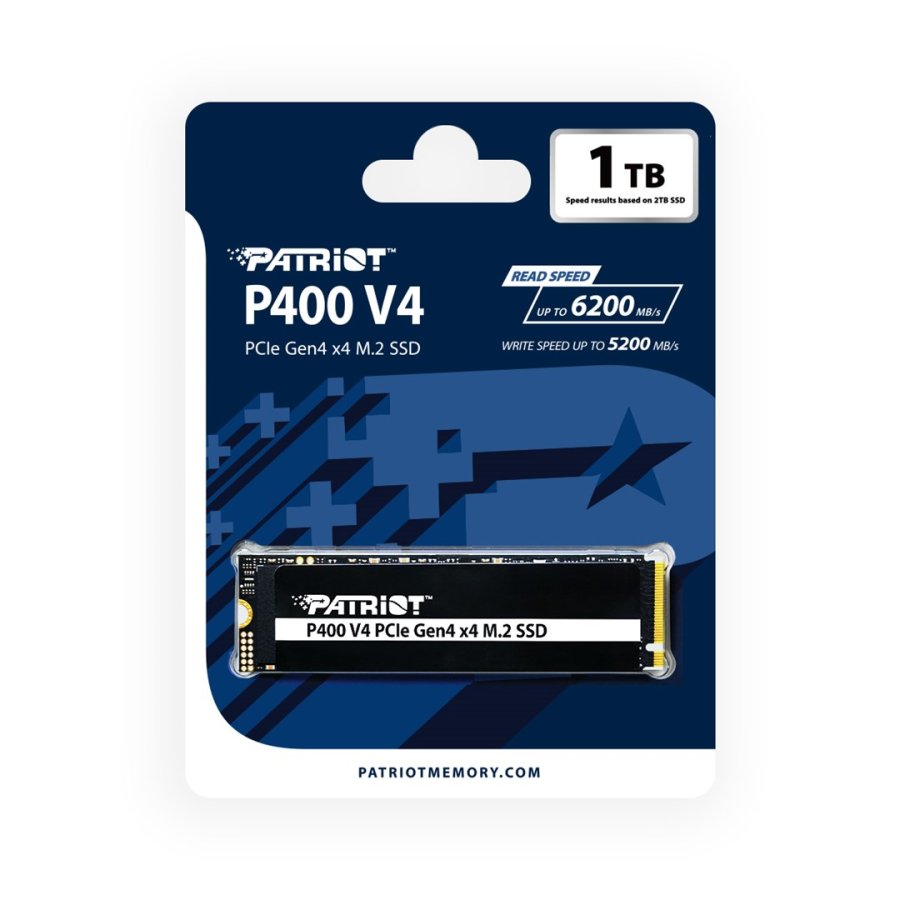 SSD Patriot P400 V4 M.2 PCI-Ex4 NVMe 1000GB 6GB/s (P400VP1TBM28H) #5