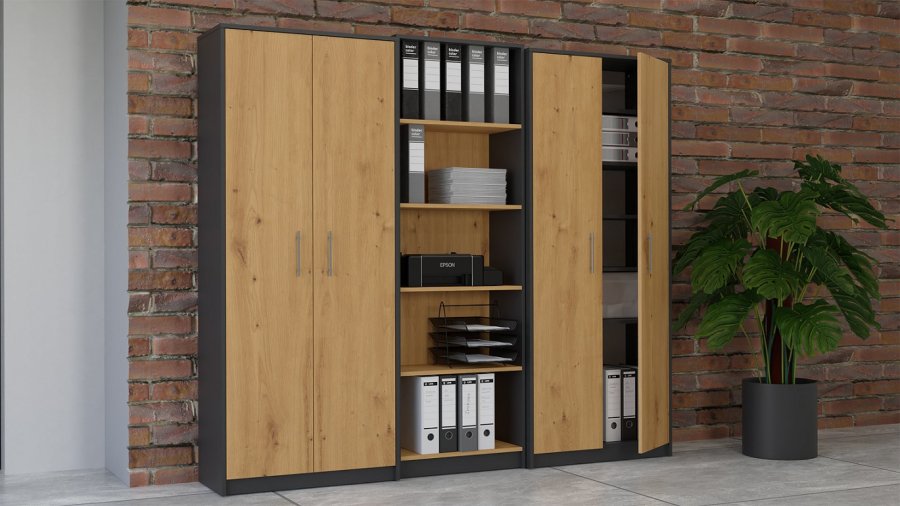 Topeshop OLIV 2D ANT/ART KPL kontorreoel #4