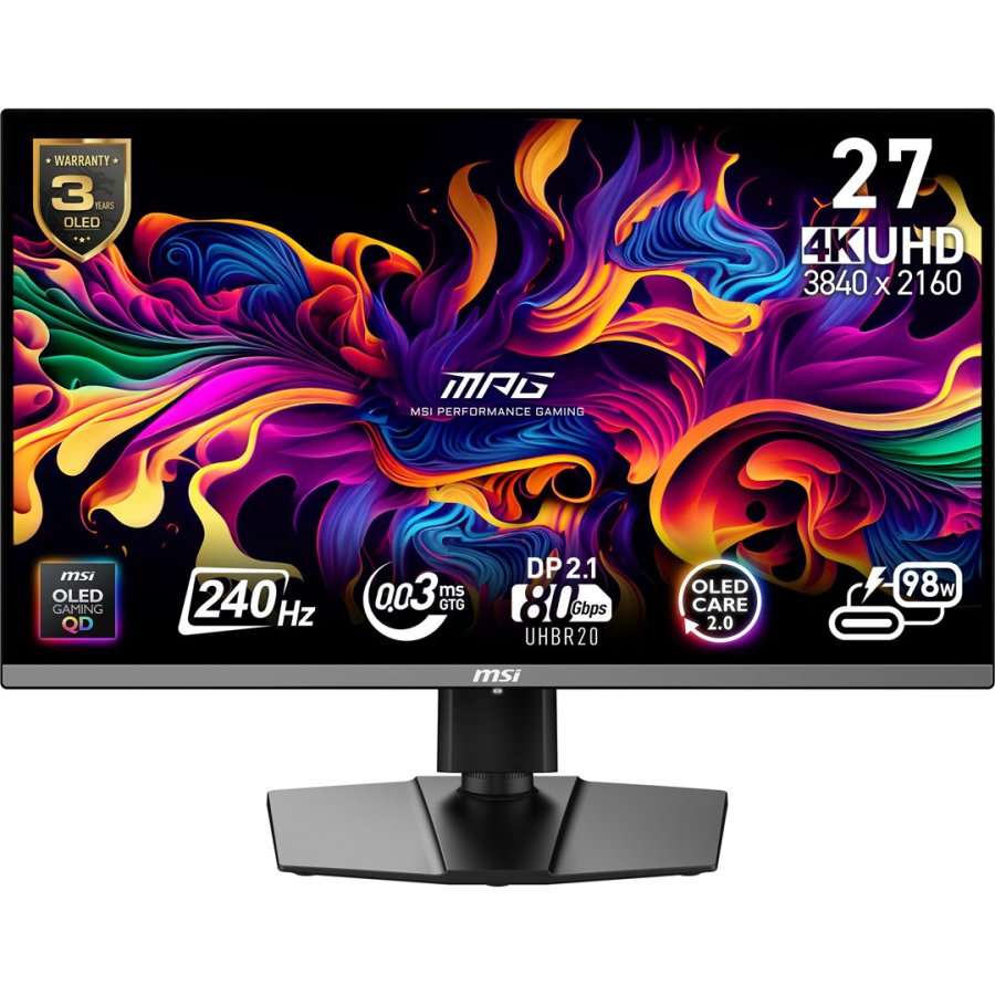 MSI MPG 272URXDE QD-OLED computerskrm 67,3 cm (26.5