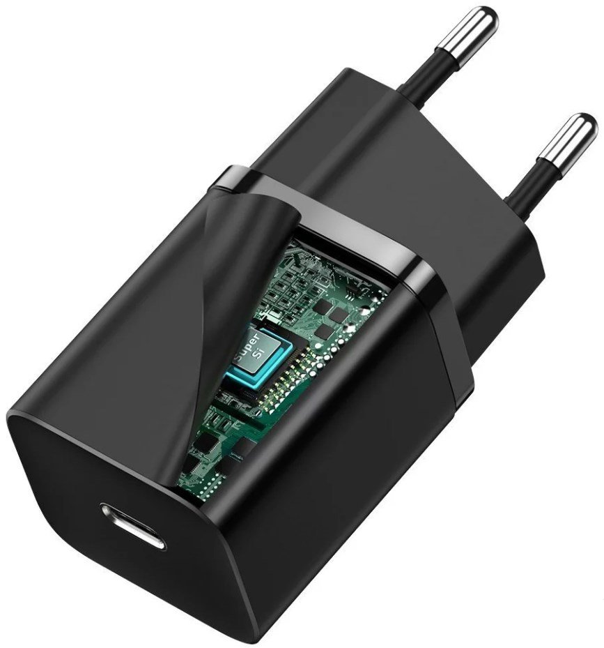 Baseus CCSUPJ01 oplader til mobil enhed Universel Sort Vekselstrm Hurtig opladning Indendrs #8