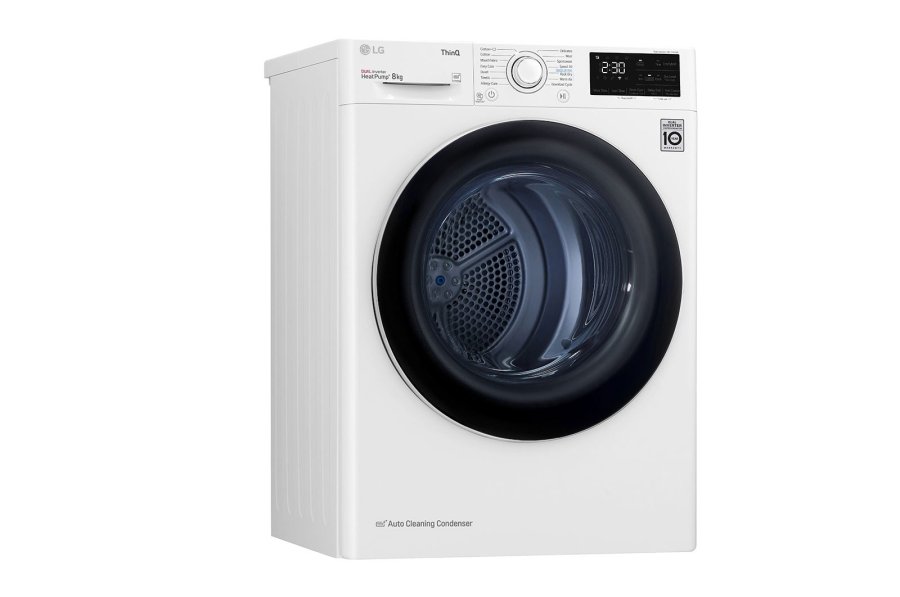 LG RH80V3AV6N trretumbler Fritstende Front-lsning 8 kg A++ Hvid #25