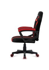 Gaming stol til brn Huzaro Ranger 1.0 Red Mesh, sort, rd #7