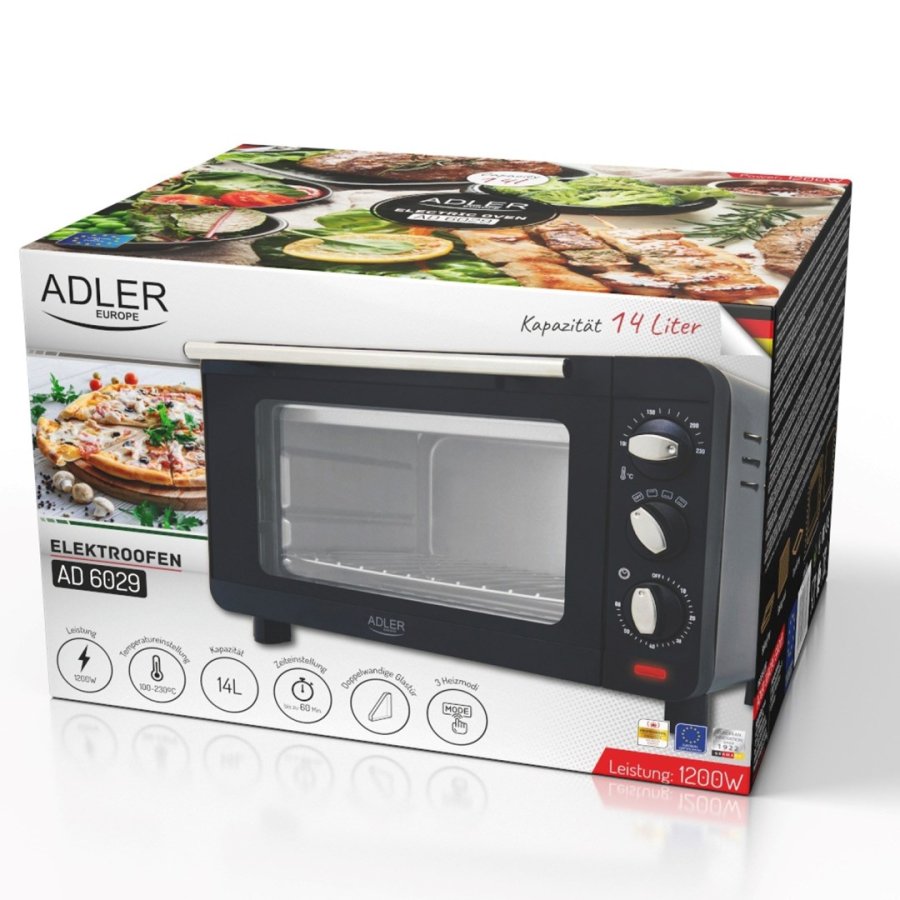 ADLER AD 6029 elektrisk ovn Sort #25