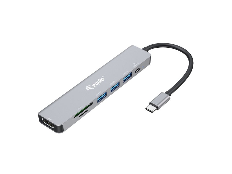 Equip 133494 dockingstation Ledningsf�rt USB 3.2 Gen 1 (3.1 Gen 1) Type-C S�lv #1