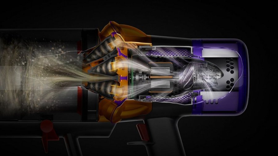 Dyson V15s Detect Submarine 2-i-1 stangst�vsuger Batteri T�r&v�d Posel�s 0,77 L Nikkel, Gul #5