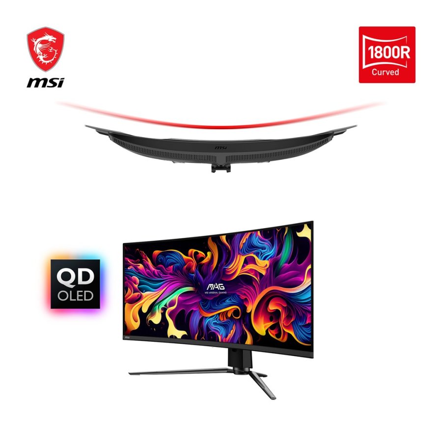 MSI MAG 341CQPDE QD-OLED computerskrm 86,4 cm (34