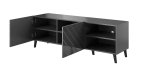 RTV-kabinet ABETO 150x42x52 grafit/blank #4