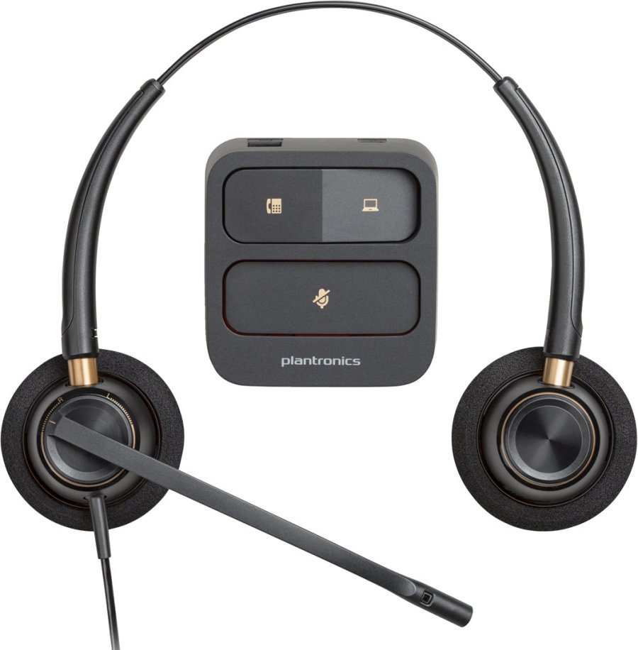 Poly EncorePro 520 Binaural Headset +Quick Disconnect #1